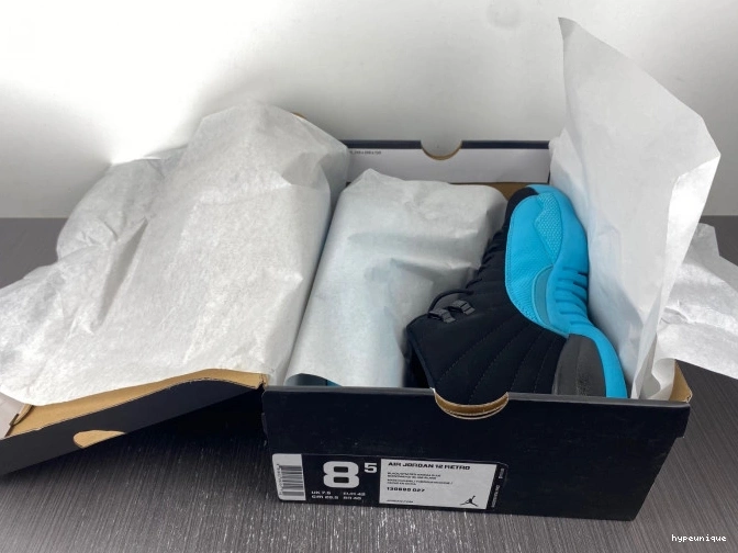 HYPE 130690-027 Retro 12 Blue Jordan Gamma 0701